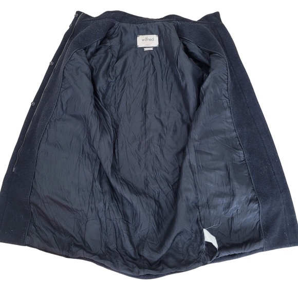 Aritzia Wilfred Cocoon coat black XS wool cashmere - Picture 5 of 8